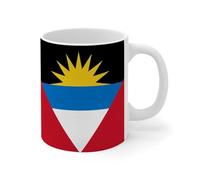 NANVIER Funny Coffee Mugs Antigua and Barbuda Tea Cup State Map Sailors Sailing Custom Ceramic Mugs Mock Up Gifts for Dad Husband Female Daddy 11oz White