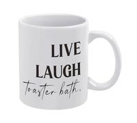NANVIER Live Laugh Toaster Bath Half Humor Dark Humor Fans Gift Funny Ceramic Cup Mug 11oz Funny Coffee Mugs The Best Gift for Teacher from Students and Colleagues Cups