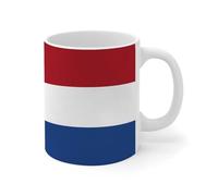 NANVIER Netherlands Coffee Mugs White State Map Sailors Sailing Ceramic Coffee Tea Cups Funny Workout White Glossy Mug Mothers Day Festival Gift for Mum Work 11oz