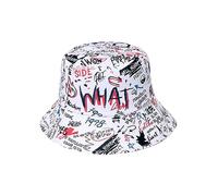 Nanwansu Packable Reversible Printed Bucket Hat Unisex for Women Beach Fisherman Cap