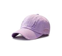Nanwansu Ripped Distressed Denim Ring Baseball Cap Hip Hop Vintage Dad Hat Adjustable