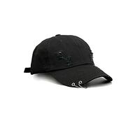 Nanwansu Ripped Distressed Denim Ring Baseball Cap Hip Hop Vintage Dad Hat Adjustable