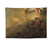 NANXIANG Art tapestry Decorative Painting Age of Empire British Warrior Polyester Wall Art Prints Tapestry Gift