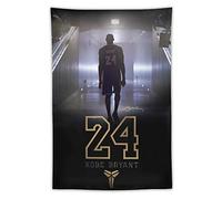 NANXIANG Basketball Poster Basketball Superstar Memorial Poster Mamba Forever Artworks Polyester Tapestry Room Aesthetic Wall Art Prints Home Modern Decor Gift