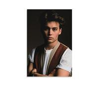 NANXIANG Johnny Depp Famous Musician Young Handsome Poster Canvas Painting Poster Wall Art Decorative Picture
