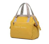 Nanxson 10L Lunch Bag Simple Lunch Tote Bag Insulated Lunch Box Reusable Lunchbox Cooler Thermal Leakproof Lunch Tote Bag (10L,Yellow)