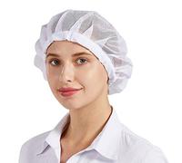 Nanxson 3pcs Chef Hat Kitchen hat Food Service Hair Nets Cooking Chef Cap CF9060 (White)