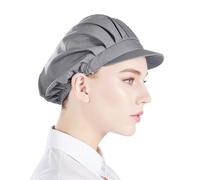 Nanxson 3PCS Elastic Chef Hat White Catering Hats with Brim