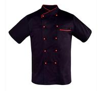 Nanxson Chef Jacket Chef Coat Men Women Professional Chef Uniform Black White Long &short sleeves -Pearl Button Workwear CFM0048