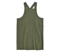 Nanxson Cotton Linen Japanese Apron for Women, No-Tie Kitchen Apron | Lightweight Cross-Back Pinafore Apron for Cooking, Painting & Gardening