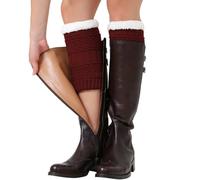 Nanxson Knit Leg Warmers Winter Mid Calf Sock Covers Knee Warmers for Women