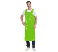 Nanxson Lightweight Waterproof TPU Apron with Elasticized Back Straps Adjustable Waist Ties Industrial Apron Work Apron Clothes Adjustable for Housework, Butcher, Barbecues CFS0012
