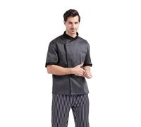 Nanxson Professional Chef Jacket for Men Women Long Sleeve Short Sleeve Chef Uniform for Food Service, Restaurant, Hotel