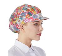 Nanxson Unisex 3PCS Elastic Chef Hat Catering Hats with Brim Adjustable Cooking Cap Industrial Food Service Caps for Baker Waiter Workshop Kitchen