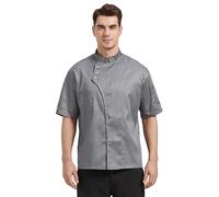 Nanxson Unisex Long Sleeve Chef Jacket Kitchen Restaurant Chef Uniform Work Wear