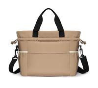 Nanxson Women's Reusable Lunch Bag Insulated Picnic Bag Thermal Cooler Tote Bag Waterproof Drawstring Lunchbox (11L,Brown)