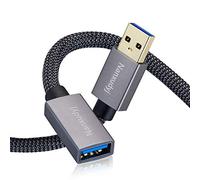 Nanxudyj USB 3.0 Extension Cable 5ft,USB Extender Cable Type A Male to A Female Data Transfer Cord 5Gbps for PlayStation,Oculus VR, USB Flash Drive,Card Reader,Hard Drive,Keyboard,Printer