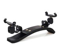 NANYI 4/4 Violin Shoulder Rest, Premium Large Arc aluminum alloy plate skeleton High strength sponge Comfortable violin shoulder pad -Black