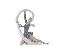 NAO Dancer With Veil. Porcelain Ballerina Figure.