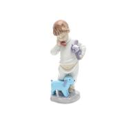 NAO Someone Is Calling You. Porcelain Boy Figure.
