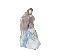 NAO A Child Is Born. Porcelain The Holy Family Figure.