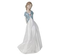 Nao by Lladro Collectible Porcelain Figurine: TRULY IN LOVE - 10" tall - beautiful young lady