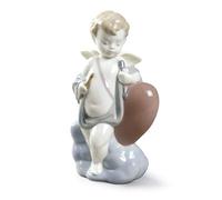 Nao Cupid, Porcelain, Multicolored