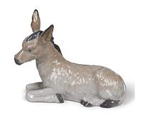 NAO Donkey. Porcelain Nativity Donkey Figure.