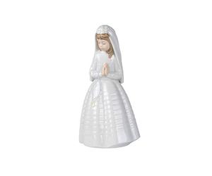NAO Girl Praying. Porcelain Communion Figure.