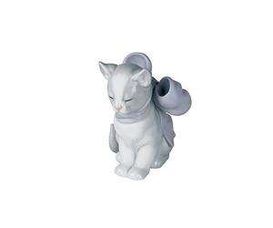 NAO Kitty Present. Porcelain Cat Figure.