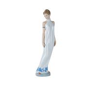 NAO The Model. Decorative Porcelain Figure. Glossy White Woman Figurine for Home Decoration and Collectible Display