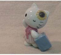 NAO Travelling With Hello Kitty. Porcelain Hello Kitty Figure.