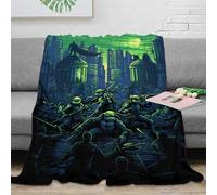 NAOFEKUID 3D Printed Apocalypse Microfiber Blanket Sofa Decor Nighttime Microfiber Throw Blanket Soft Warm for Home 80×90(200x230cm)