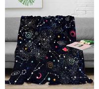 NAOFEKUID 3D Printed Galaxy Microfiber Blanket Space Star Home Decor Astronomy Throw Blanket for Adult Sofa Bedroom 80×90(200x230cm)