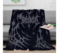 NAOFEKUID 3D Printed Gothic Spider Web Blanket Microfiber Home Decor Star Pattern Throw Blanket Soft Warm Sofa Bedroom 50x60(127x152cm)
