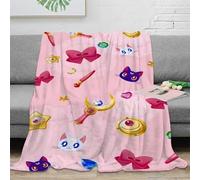NAOFEKUID Dreamy Pink 3D Printed Magical Pattern Blanket Microfiber Home Decor Magic Elements Throw Blanket Sofa Bedroom 80×90(200x230cm)