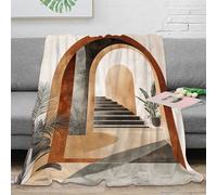 NAOFEKUID Minimalist 3D Printed Arch Staircase Blanket Microfiber Sofa Decor Modern Throw Blanket Soft Warm for Adults Teens 80×90(200x230cm)