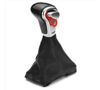 Naojino Automotive Parts Compatible with A6 C6 2006-2011 for Q7 2006-2015 Car Styling Inner Shifter Shift Knob Head with Tie Downs Protective Cover Gear Lever Handle