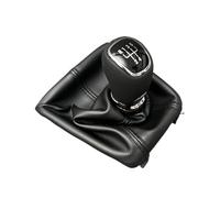 Naojino Automotive Parts Compatible with Skoda for Yeti 2009-2012 for Superb II 2008-2012 Car Styling 5 6 for Speed Manual Gear Shift Knob Gaitor Boot Lever Shifter Cover(5Speed)