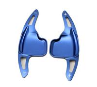 Naojino Compatible With For F06 F12 F13 2012 2013 2014 2015 2016 2017 Aluminum Car Styling Steering Wheel Paddle Shifter Gear Shift Shifter Extension Car Paddle Extender(Blue)