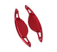 Naojino Compatible with Infiniti for QX55 QX60 Q50 2022 2023 Car Steering Wheel Shift Paddle Shifter Extension Cover Parts Accessories Replacement Car Paddle Extender(Red)