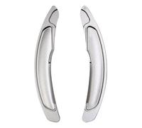 Naojino Compatible with Mitsubishi for Eclipse for Cross 2018-2019 for ASX 2013-2020 Car Styling Steering Wheel Shift Paddle Parts Accessories Replacement Car Paddle Extender(Silver)