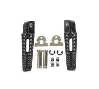 Naojino Compatible With Suzuki For GSXR 600 750 2006-2020 Motorcycle Non Slip Rear Passenger Footrests Foot Pegs Motorbike Modified Upgrade Universal Parts Motorcycle pedal(Black)