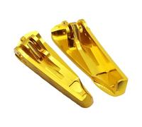 Naojino Compatible With Vespa For GT125 For GT20 For GTS250 Motorcycle Motor Bike Folding Footrests Foot Rests Pegs Rear Pedals Set Parts Accessories Motorcycle pedal(Yellow)