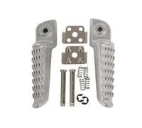 Naojino For ZZR1400 For ZX14 2006 2007 2008 2009 2010 2011 2012 2013 For ZZR1200 2000 2001 2002 2003 Footrest Foot Pegs Rear Motorcycle Parts Accessories Motorcycle pedal(Silver)