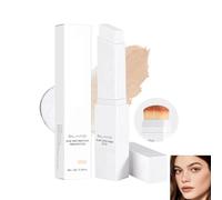 Naolve Colour Changing Foundation Stick With Brush Head - Lightweight Korean Makeup, Buildable Coverage, Adapts to All Skin Tones, Concealer & Foundation 2-in1 (Fail)