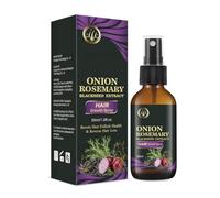 NAOLVE Onion & Rosemary Hair Growth Spray, Enriched with Black Seed Oil, Promotes Longer, Thicker and Stronger Hair for Women and Men, 30ml/1.01fl.oz