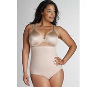 Naomi & Nicole Fuller Figure Hi Waist Brief Nude