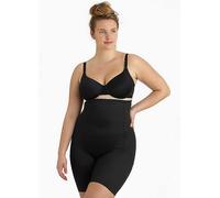 Naomi & Nicole Fuller Figure Hi Waist Thigh Slimmer Shorts Black
