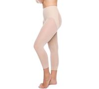 Naomi & Nicole Women's Sexy and Sheer Capri Pantliner Shapewear Pant Liner Slip, Nude, S